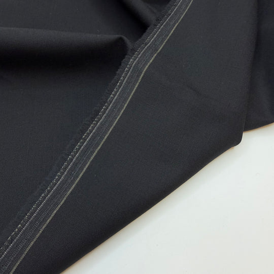 Tuxedo Time - Wool Woven - Black - 2.2M Bundle