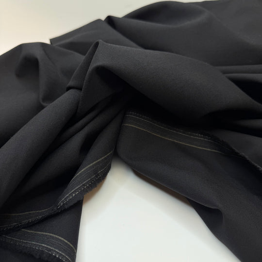 Tuxedo Time - Wool Woven - Black - 2.2M Bundle