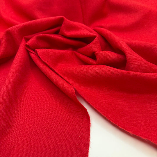 Mounted Police Coat - Wool Woven - Red - 0.85M Bundle