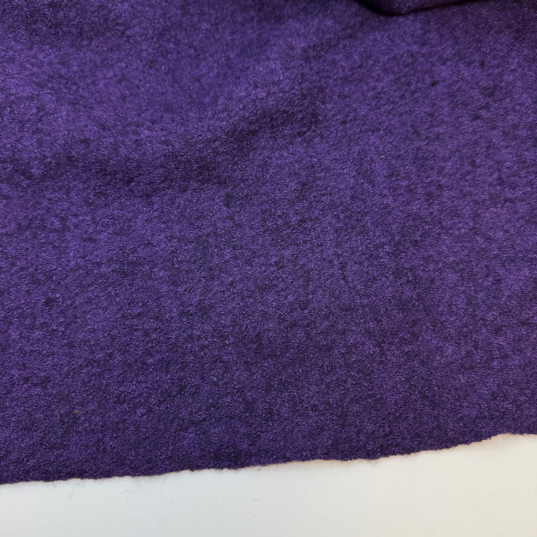 The Muff Purse - Boiled Wool Wool Woven - Purple - 0.6M Bundle