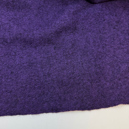 The Muff Purse - Boiled Wool Wool Woven - Purple - 0.6M Bundle