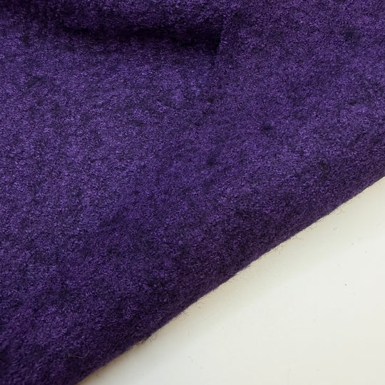 The Muff Purse - Boiled Wool Wool Woven - Purple - 0.6M Bundle