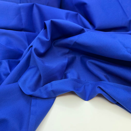 Jazz Age Flair - Twill Weave Poly/Cotton Woven - Cobalt Blue - 2.2M Bundle