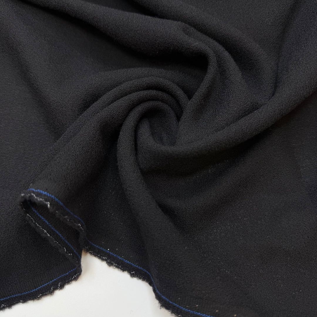 Widows Garb - Crepe Wool Woven - Black - 1.35M Bundle