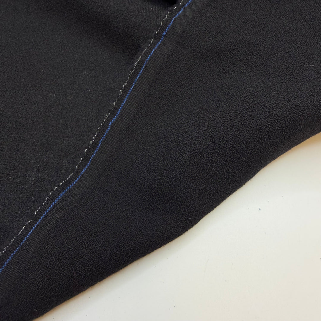 Widows Garb - Crepe Wool Woven - Black - 1.35M Bundle