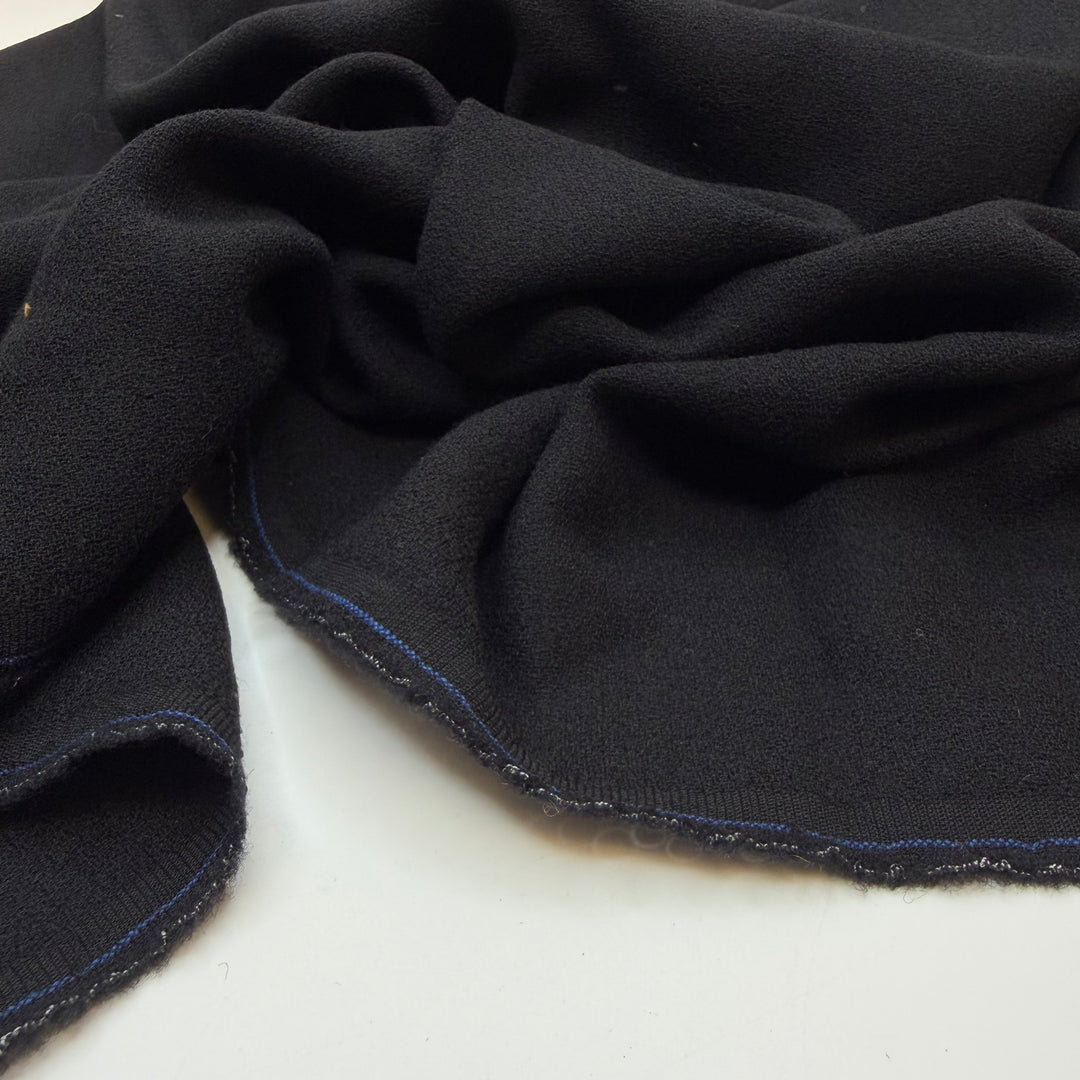 Widows Garb - Crepe Wool Woven - Black - 1.35M Bundle