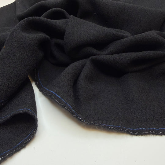 Widows Garb - Crepe Wool Woven - Black - 1.35M Bundle