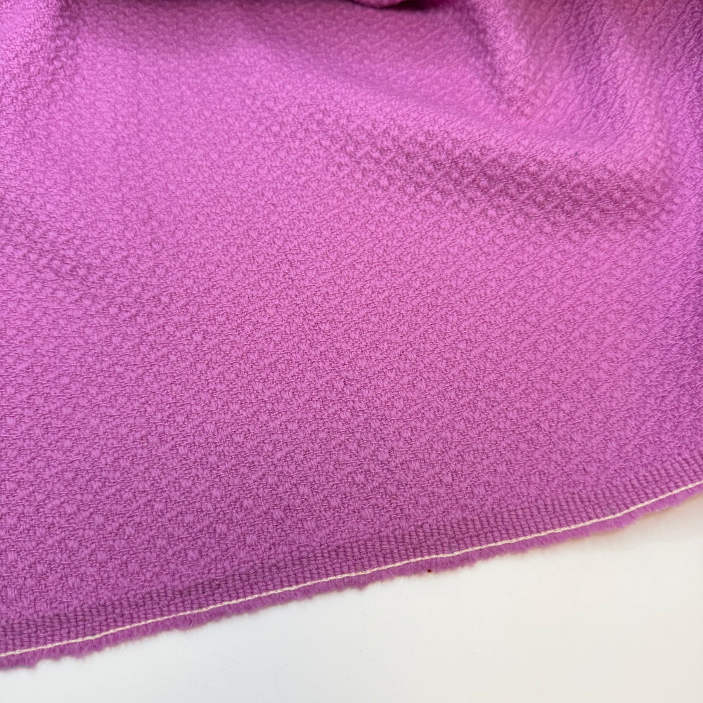Fire Side Winter Shawl - Tweed Wool Woven - Pink - 2.35M Bundle
