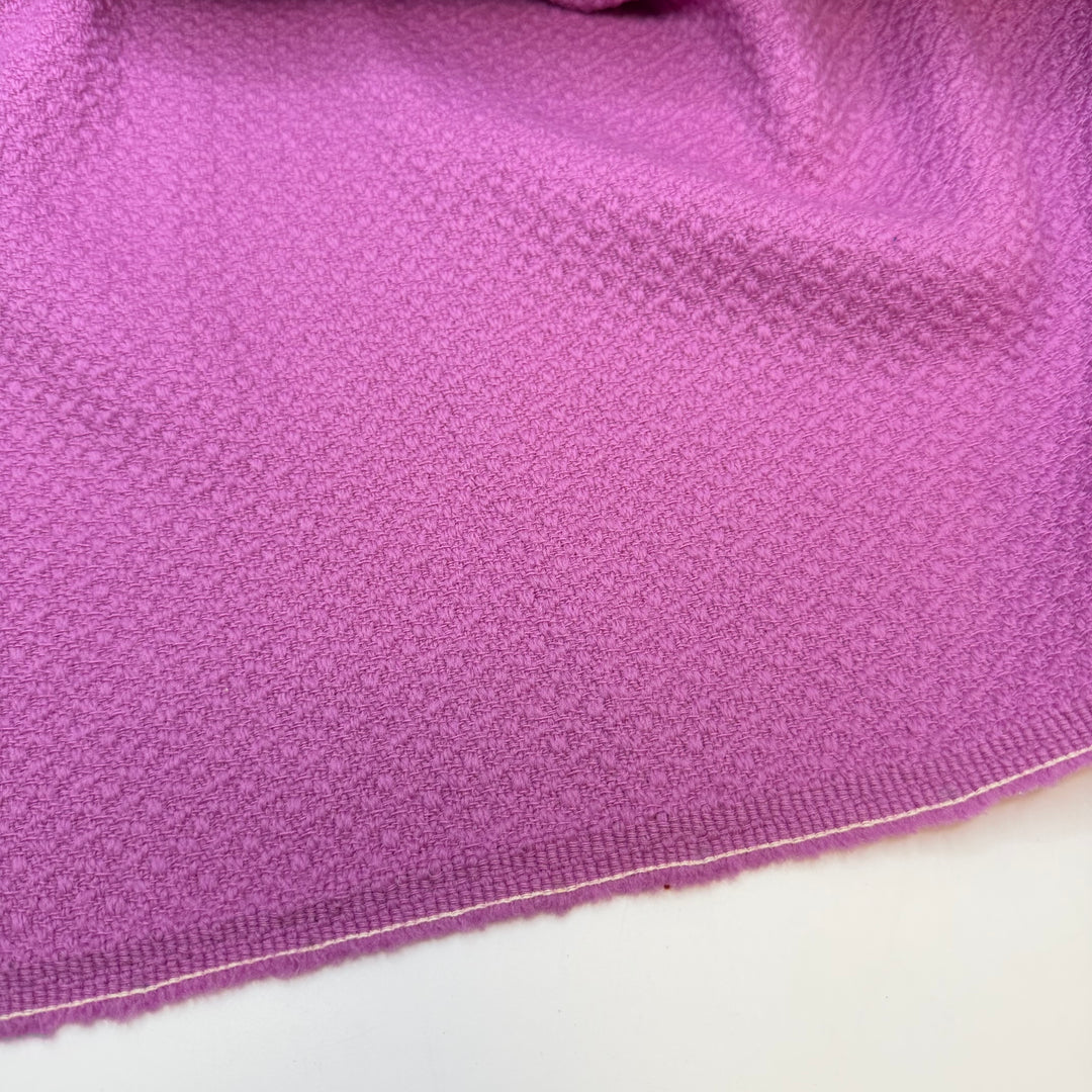 Fire Side Winter Shawl - Tweed Wool Woven - Pink - 2.35M Bundle