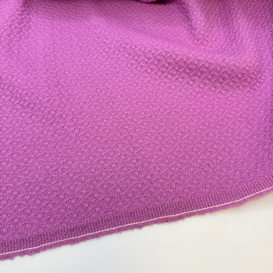 Fire Side Winter Shawl - Tweed Wool Woven - Pink - 2.35M Bundle
