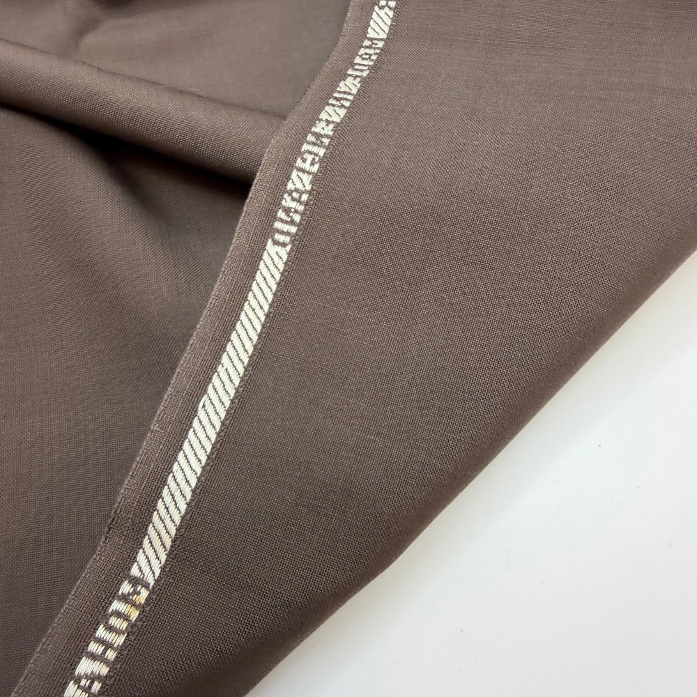 When Suits Were Casual Wear - Mohair Wool Woven - Light Brown - 2.8M Bundle