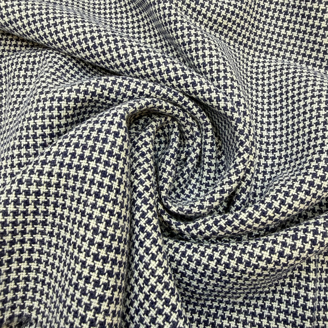 Ancient Shepherd Jacket - Houndstooth Wool Woven - White/Navy Houndstooth - 1.1M Bundle