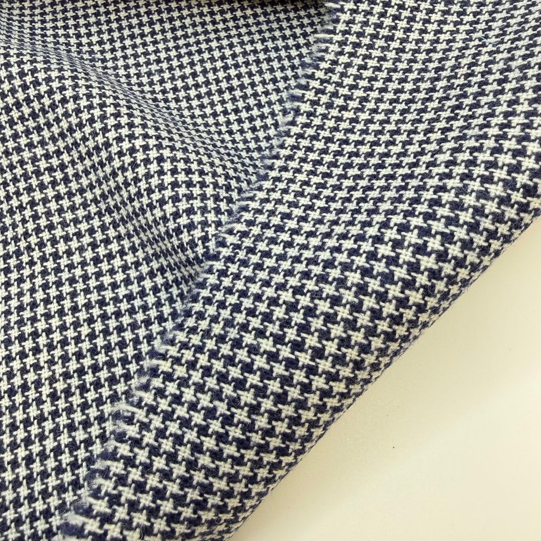 Ancient Shepherd Jacket - Houndstooth Wool Woven - White/Navy Houndstooth - 1.1M Bundle