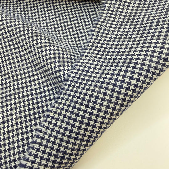Ancient Shepherd Jacket - Houndstooth Wool Woven - White/Navy Houndstooth - 1.1M Bundle