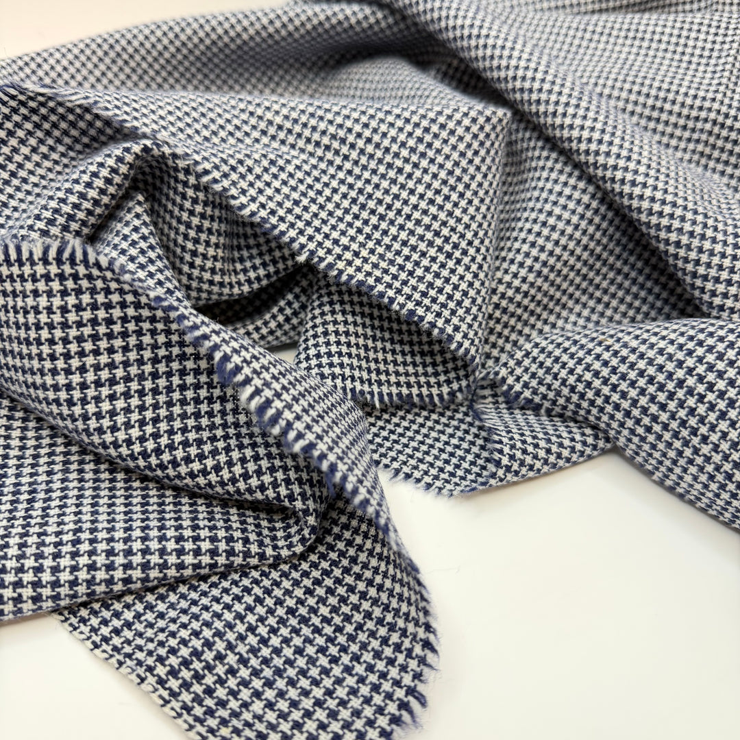 Ancient Shepherd Jacket - Houndstooth Wool Woven - White/Navy Houndstooth - 1.1M Bundle
