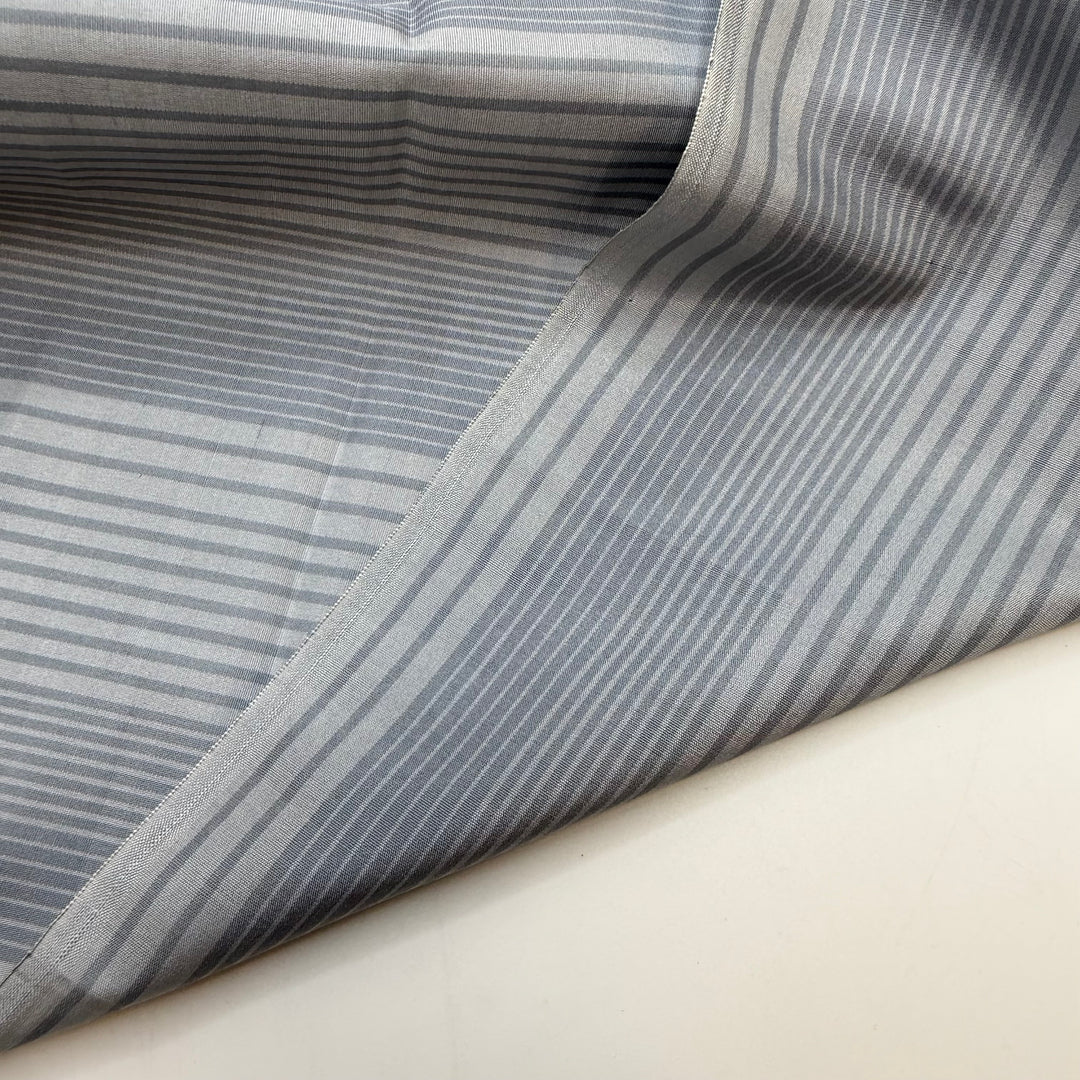 Mixed Emotions - Vintage Poly Woven - Grey/Silver Stripes - 3.6M Bundle