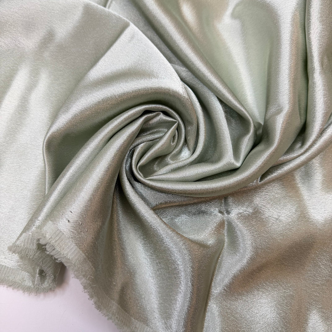 Just Cry It Out - Satin Poly Woven - Light Mint - 1.3M Bundle