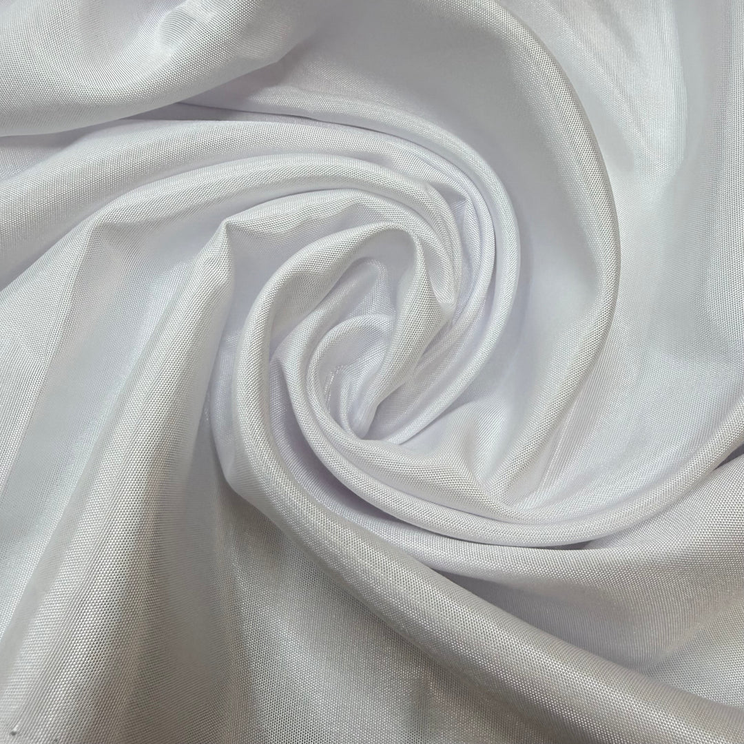 Lighten The Mood - Satin Poly Woven - White - 2.2M Bundle