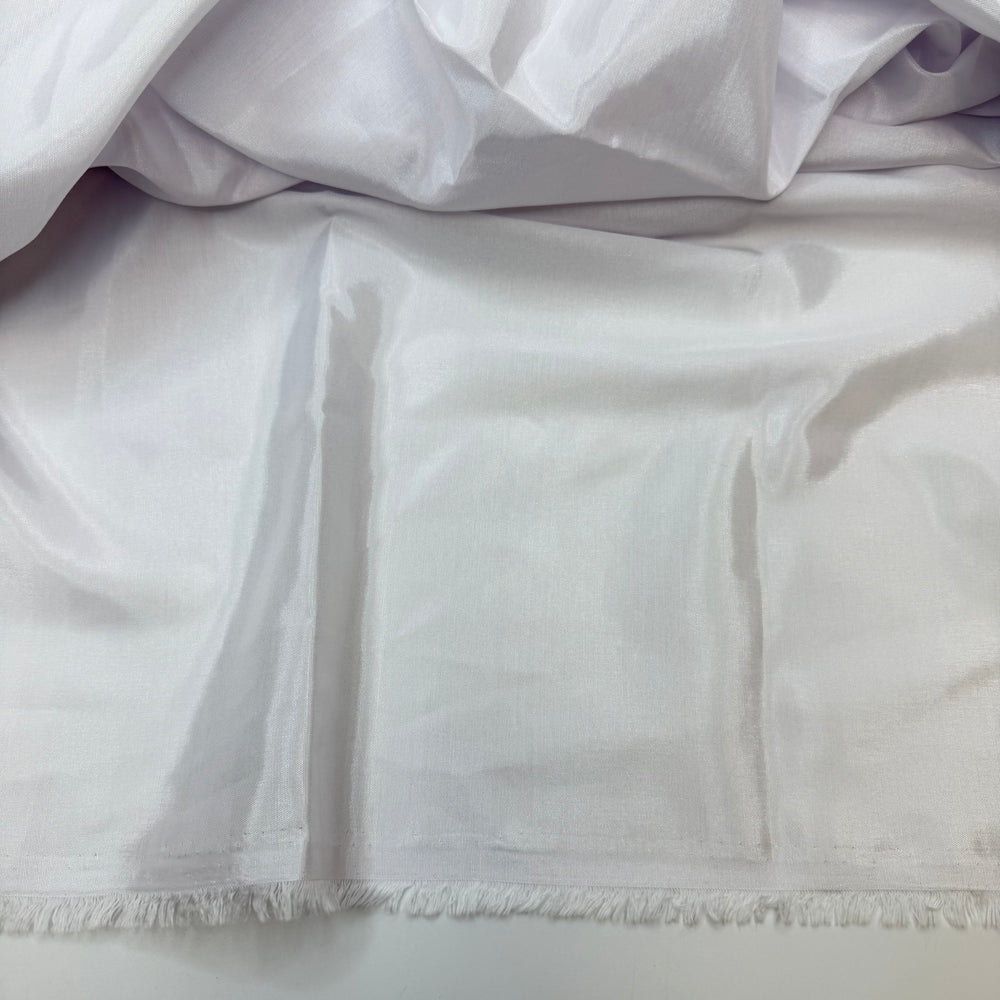 Lighten The Mood - Satin Poly Woven - White - 2.2M Bundle