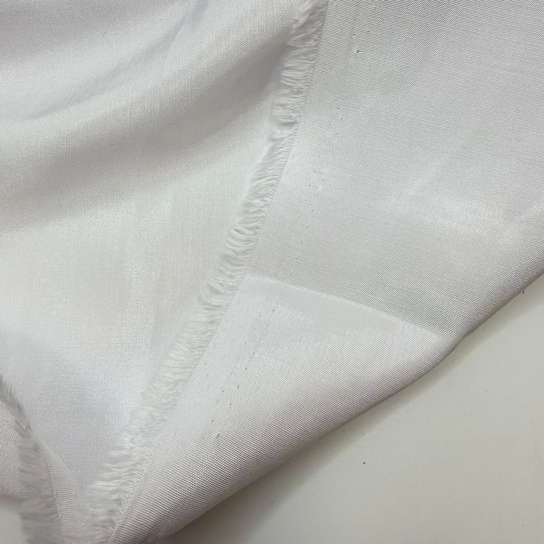 Lighten The Mood - Satin Poly Woven - White - 2.2M Bundle