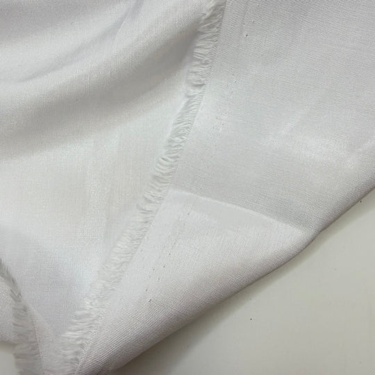 Lighten The Mood - Satin Poly Woven - White - 2.2M Bundle