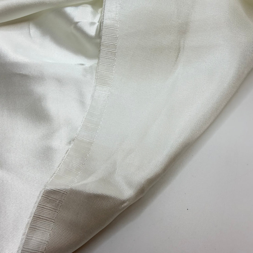 Spark Of An Idea - Vintage Satin Polyester Blend Woven - White - 2.8M Bundle