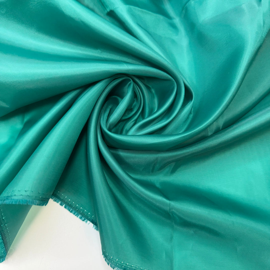 Envious Of Your Calm - Satin Poly Woven - Green Teal - 2.85M Bundle