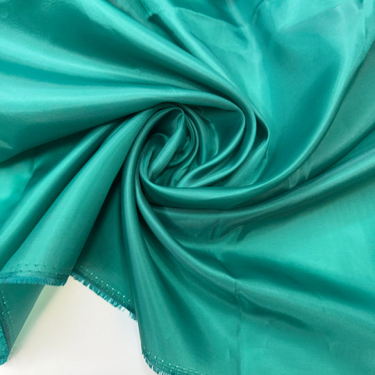 Envious Of Your Calm - Satin Poly Woven - Green Teal - 2.85M Bundle