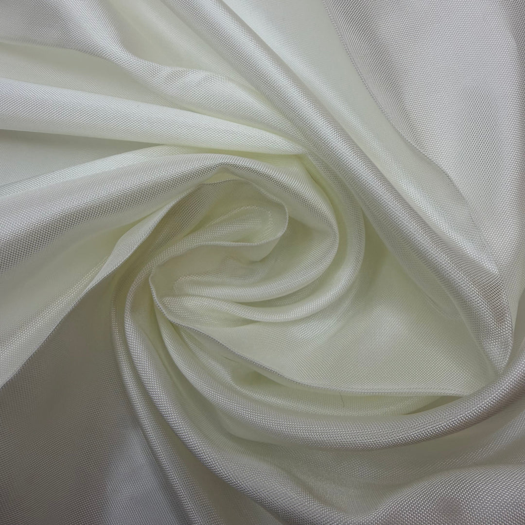 Brilliant Smile - Satin Polyester Blend Woven - Off White - 1.55M Bundle