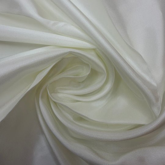 Brilliant Smile - Satin Polyester Blend Woven - Off White - 1.55M Bundle