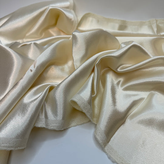 Spa Calm - Satin Poly Woven - Ivory - 1.3M Bundle