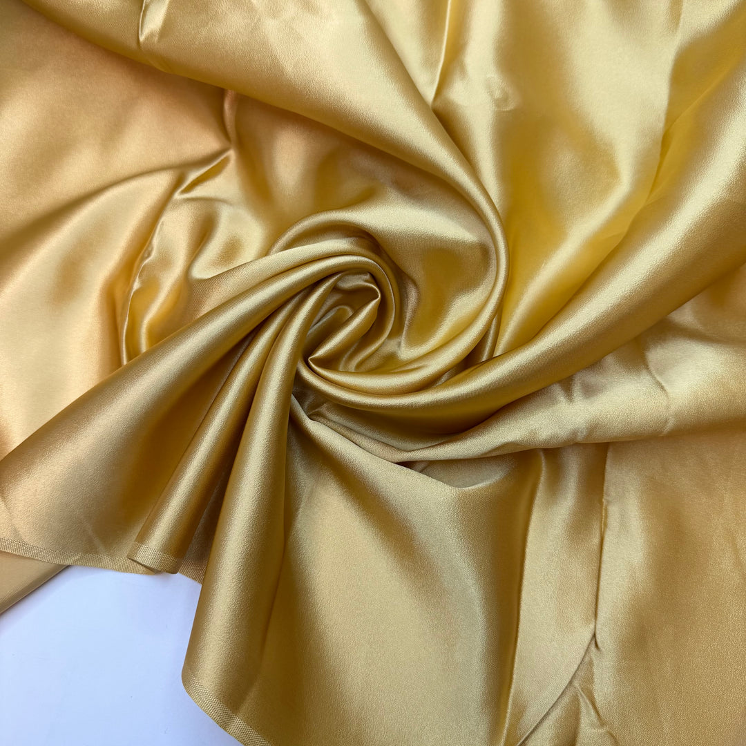 Thankful - Vintage Satin Poly Woven - Gold - 2.5M Bundle