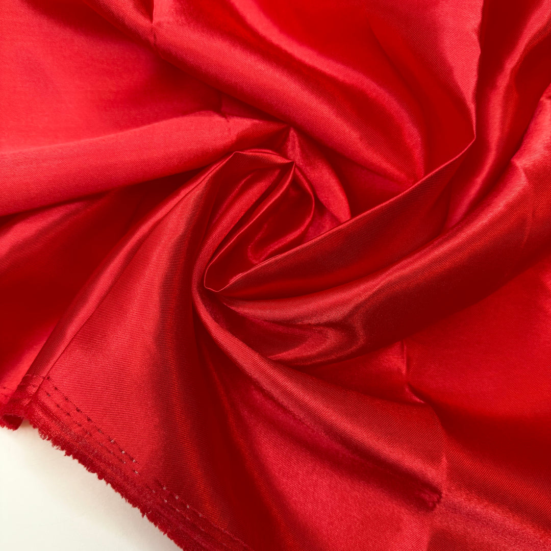 Miss Sassy Pants - Satin Poly Woven - Red - 1.55M Bundle