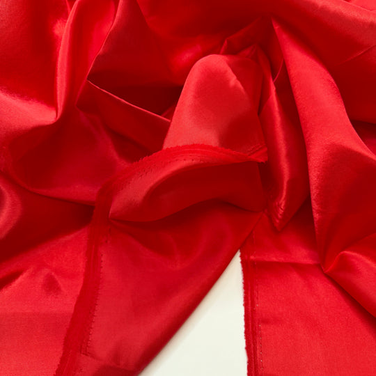 Miss Sassy Pants - Satin Poly Woven - Red - 1.55M Bundle
