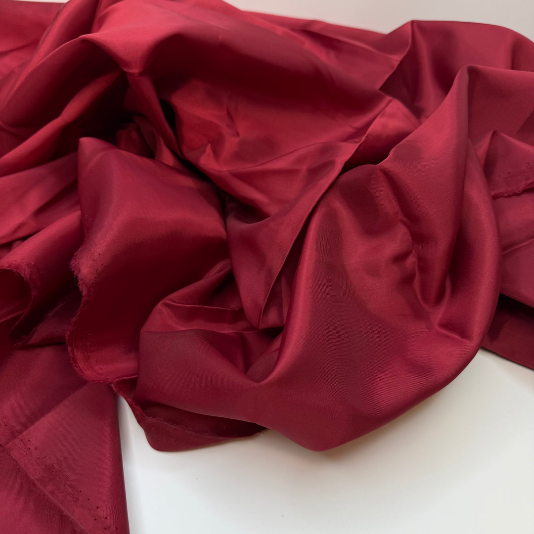 Cannot Stay Mad At You - Satin Poly Woven - Burgundy - 1.4M Bundle