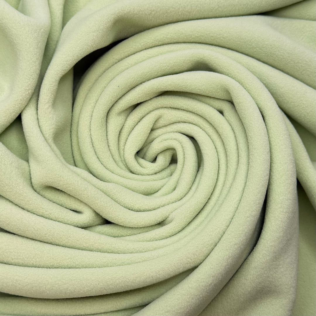 Making Popcorn On The Stove - Fleece Polyester Blend Knit - Light Green - Bundles