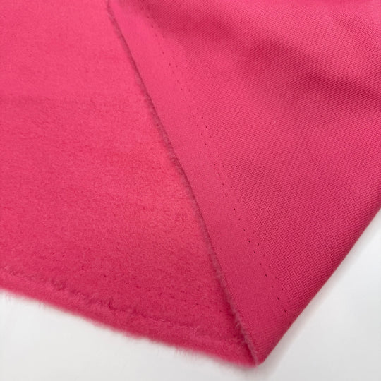 90s Romance - Brushed French Terry Polyester Blend Knit - Pink - 1.3M Bundle