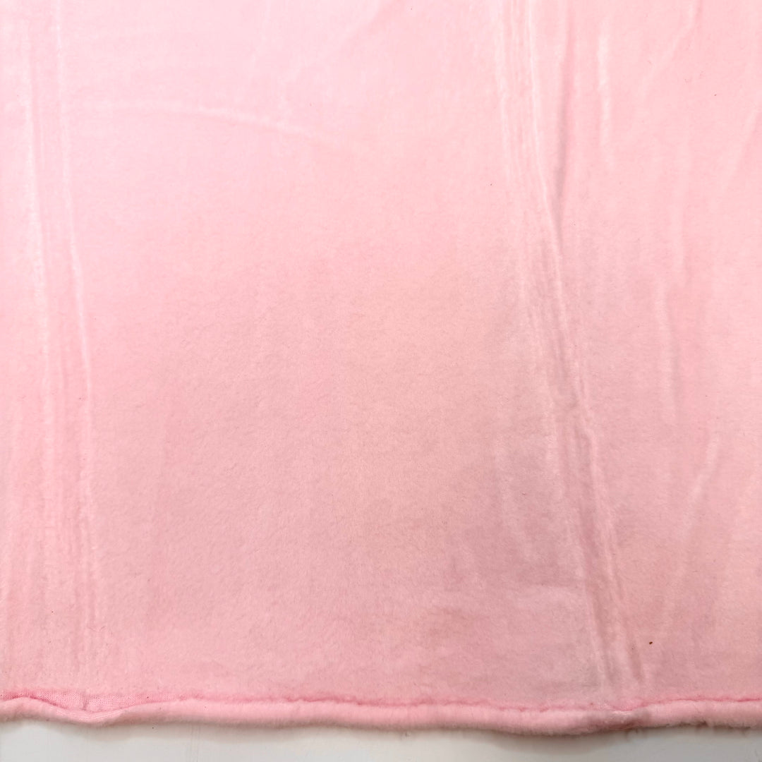 90s Makeover Montage - Fleece Polyester Blend Knit - Light Pink - 1.45M Bundle