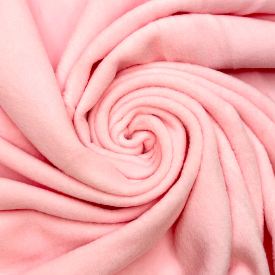 90s Makeover Montage - Fleece Polyester Blend Knit - Light Pink - 1.45M Bundle