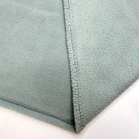 90s Fashion - Fleece Polyester Blend Knit - Light Blue/Grey - 1.9M Bundle