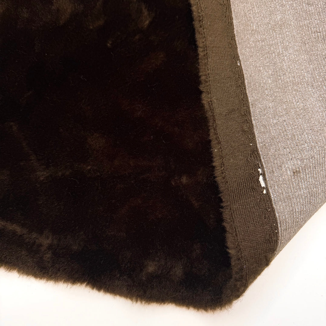 BYO Nostalgia - Faux Fur Polyester Blend Knit - Dark Brown - 1.2M Bundle