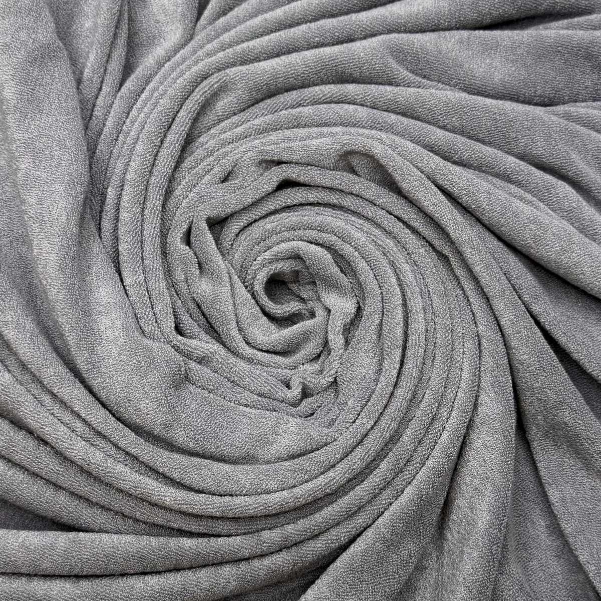 Titanic - French Terry Poly/Cotton Knit - Grey - 1.5M Bundle