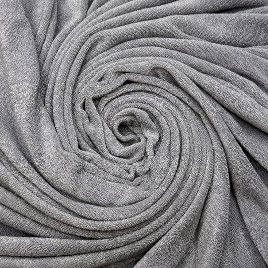 Titanic - French Terry Poly/Cotton Knit - Grey - 1.5M Bundle