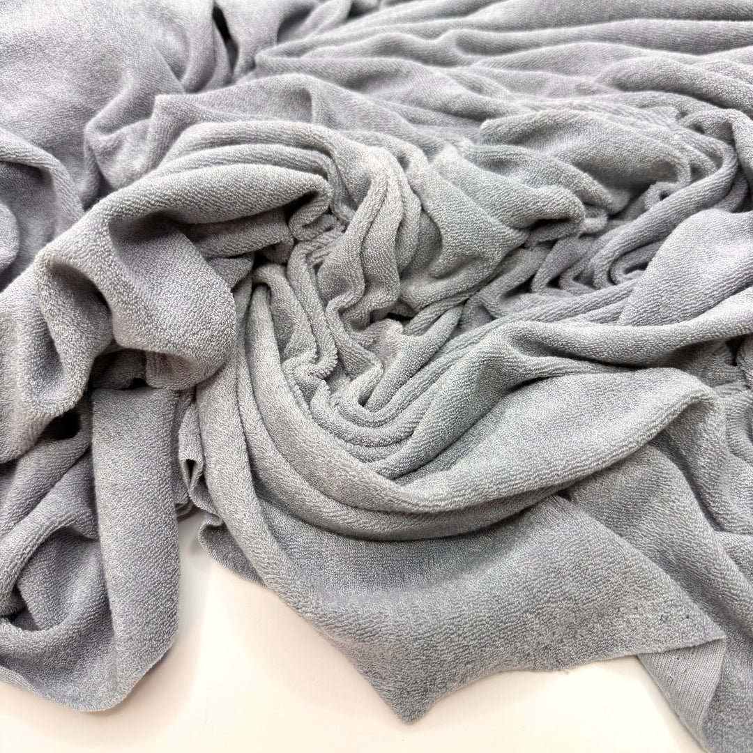 Titanic - French Terry Poly/Cotton Knit - Grey - 1.5M Bundle