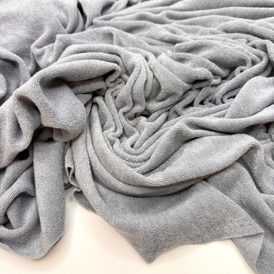 Titanic - French Terry Poly/Cotton Knit - Grey - 1.5M Bundle