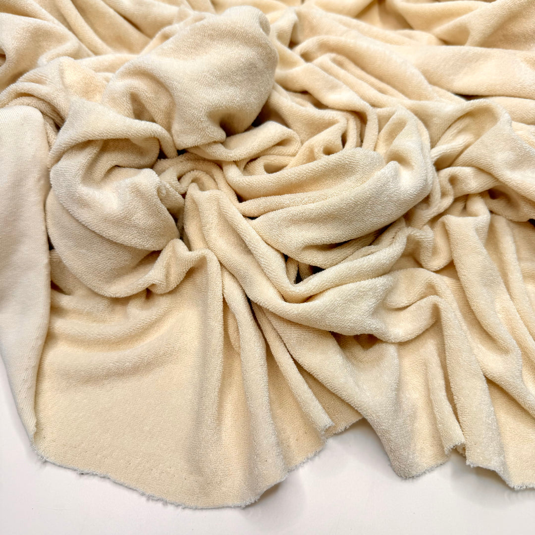 DIY Ice Cream Bar - French Terry Poly/Cotton Knit - Cream - 2M Bundle