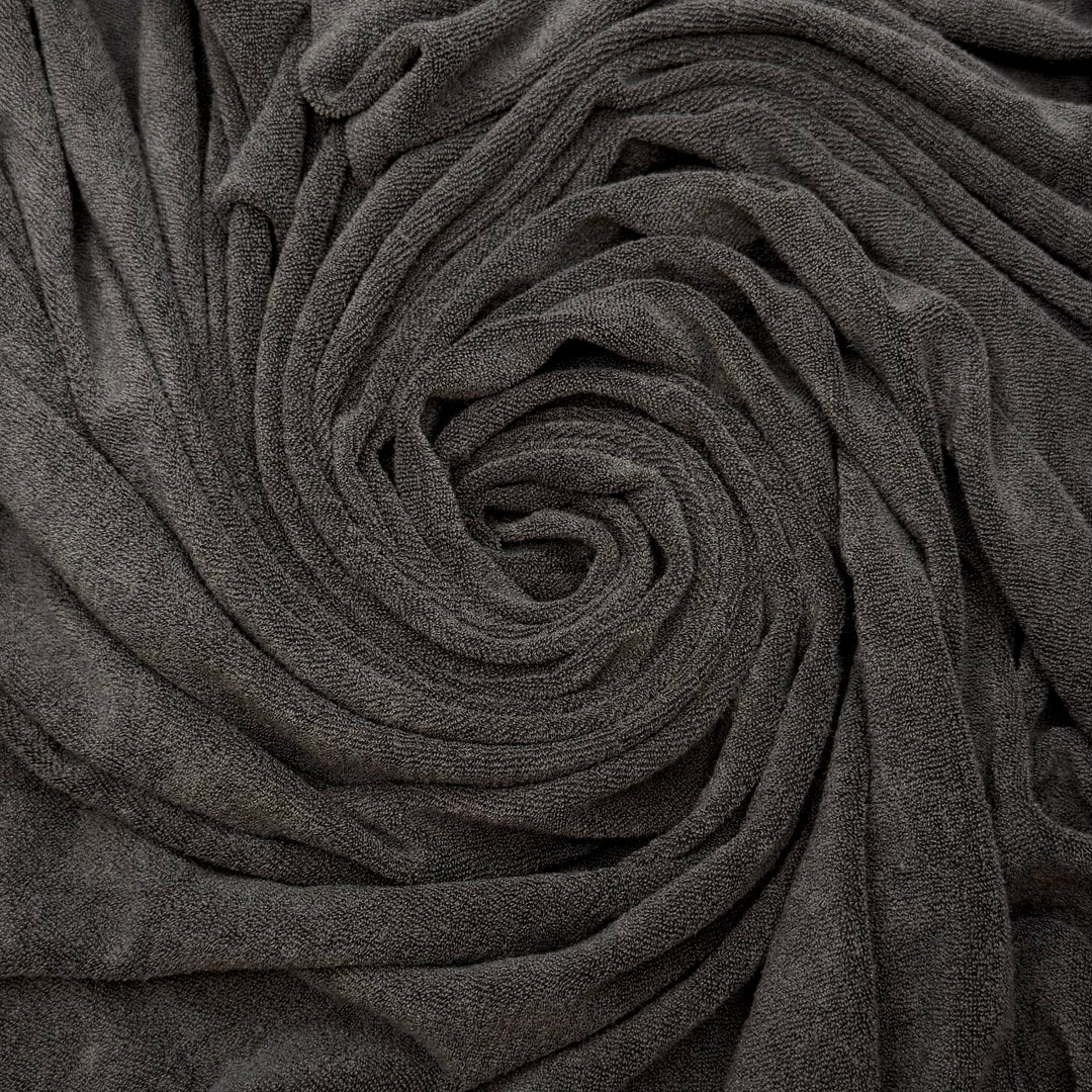 Pulp Fiction - French Terry Poly/Cotton Knit - Dark Grey - Bundles