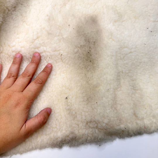 90s Commercials - Faux Fur Polyester Blend Knit - Cream - 1.05M Bundle