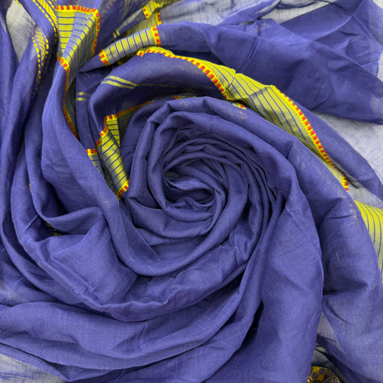 Starry Night - Metallic Cotton/Metallic Woven - Dark Blue/Gold Border - 5M Bundle