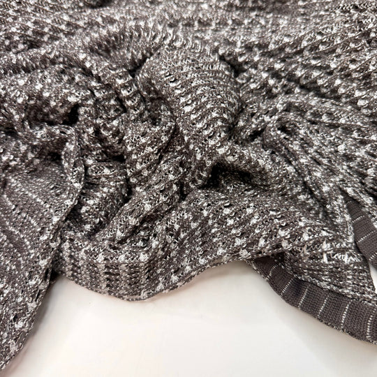 Queen Jadis Of Narnia - Looks Like Fake Chainmail Polartec Insulation Poly Knit - Grey/White - 2M Bundle